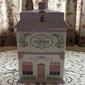 Lenox Pastel House Coffee Canister
